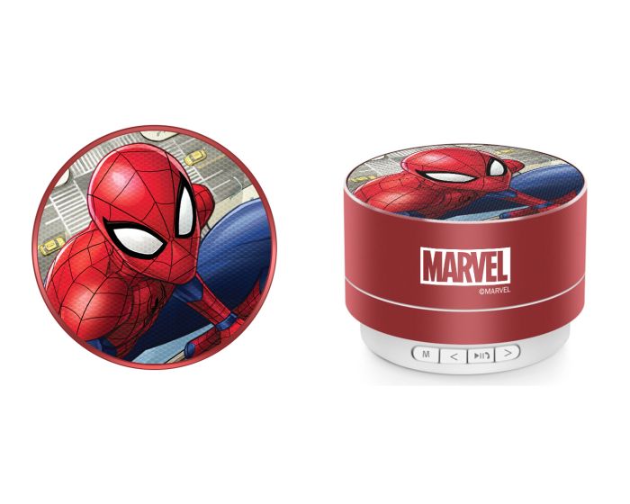 Marvel Bluetooth Wireless Speaker 3W Ασύρματο Ηχείο - 022 Spider Man Red