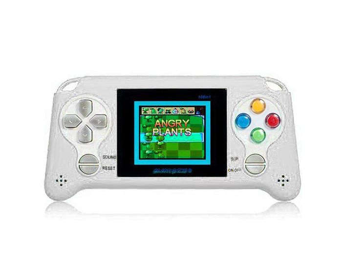 Portable Console Game 8633 (180 Games) White