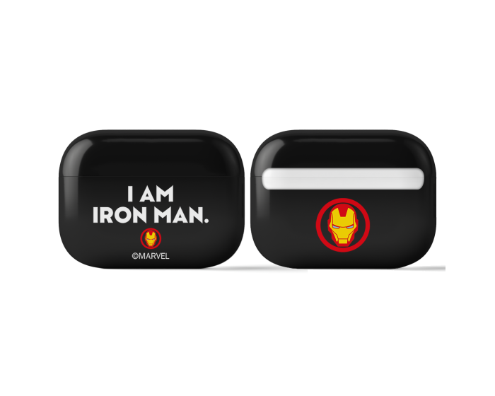 Marvel Durable Case Θήκη για Apple AirPods Pro - Iron Man 001 Black