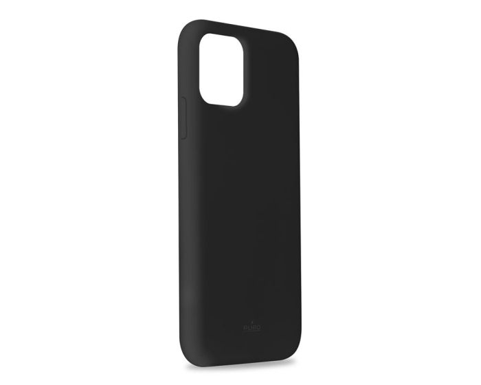 Puro Icon Soft Touch Silicone Case Black (iPhone 11 Pro Max)