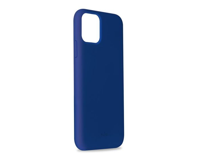 Puro Icon Soft Touch Silicone Case Navy Blue (iPhone 11 Pro Max)