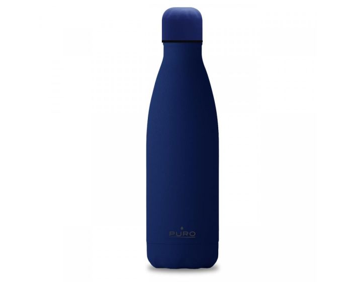 Puro ICON Stainless Steel Bottle 500ml Θερμός Dark Blue