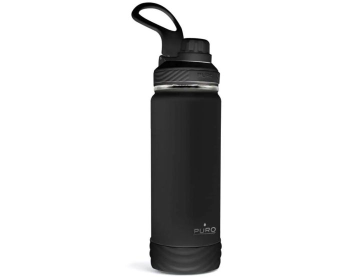 Puro Outdoor Thermic Bottle Stainless Steel 500ml Θερμός Black
