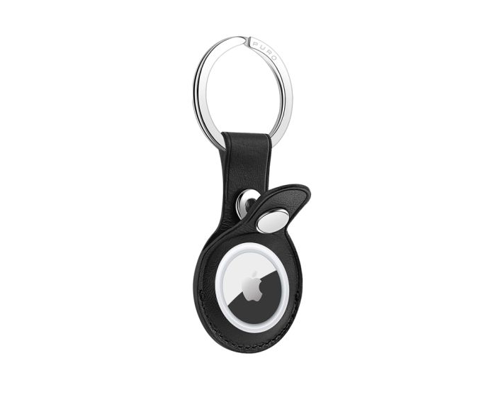 Puro SKY Case Keychain with Key Ring for Apple AirTag Θήκη - Black
