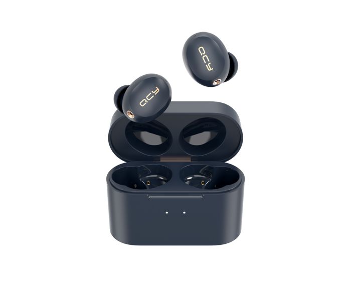 QCY HT01 TWS Wireless Bluetooth Earbuds with Charging Box - Black