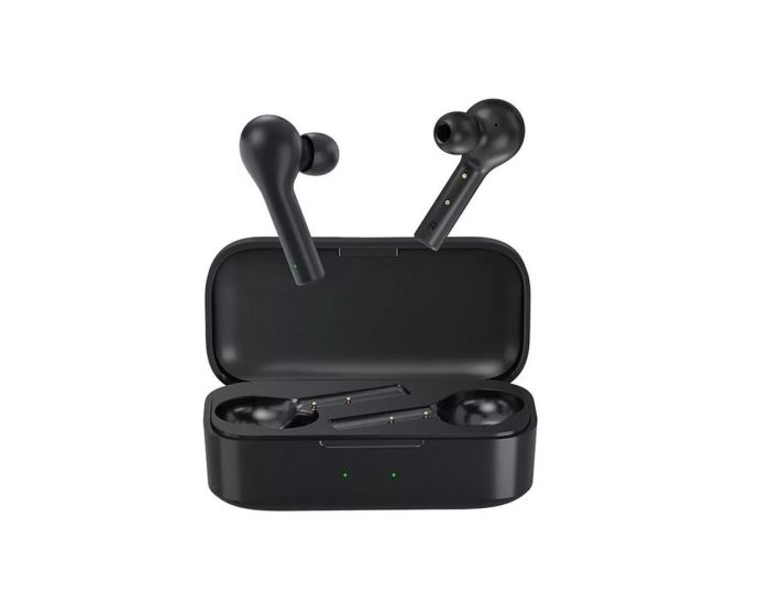 QCY T5 TWS Wireless Bluetooth Stereo Earbuds with Charging Box - Black