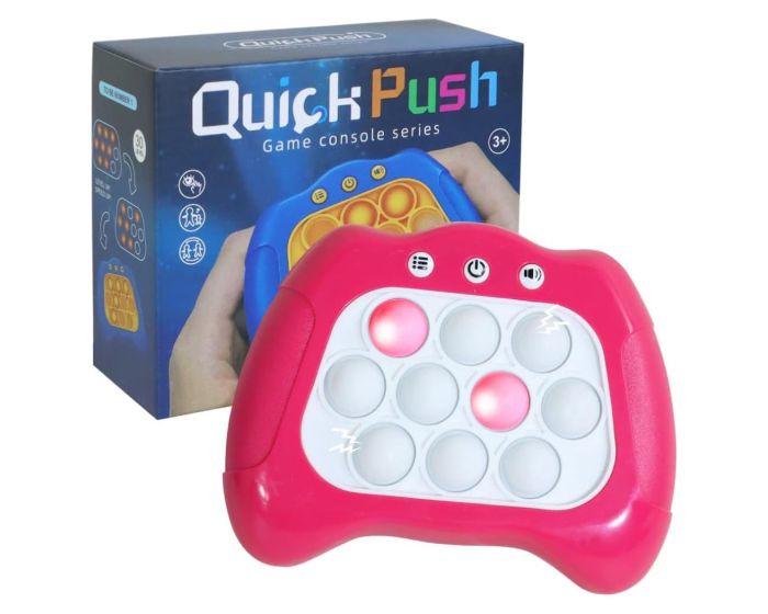 QuickPush Electronic Anti-Stress Game Pop It - Pink