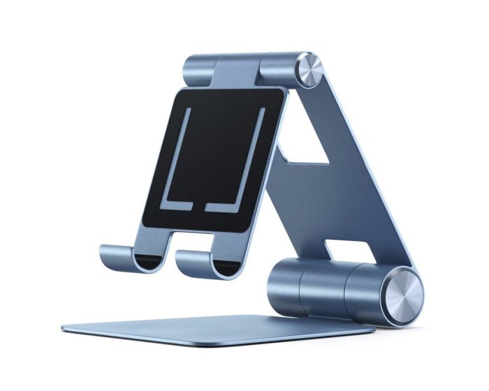 SATECHI R1 Aluminum Hinge Holder Foldable Stand Βάση Στήριξης για Smartphone / Tablet - Blue