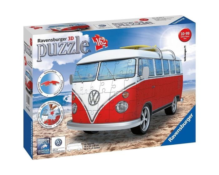 Ravensburger 162pcs 3D Puzzle (12516) VW Bus T1