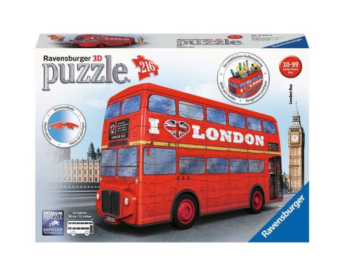 Ravensburger 216pcs 3D Puzzle (12534) London Bus