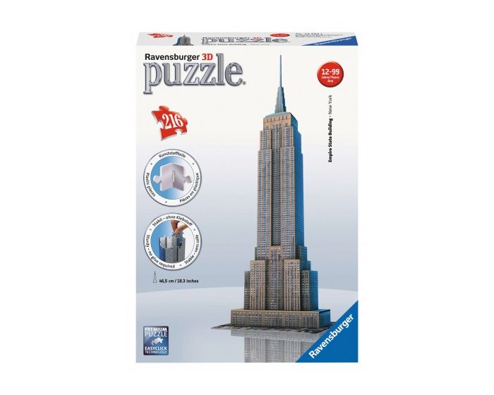 Ravensburger Midi 216pcs 3D Puzzle (12553) Empire State Building