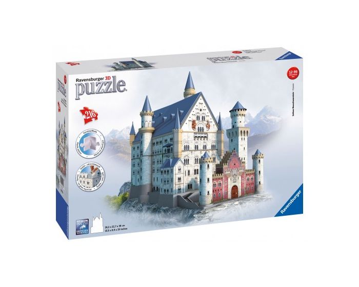 Ravensburger Maxi 216pcs 3D Puzzle (12573) Κάστρο Neuschwanstein