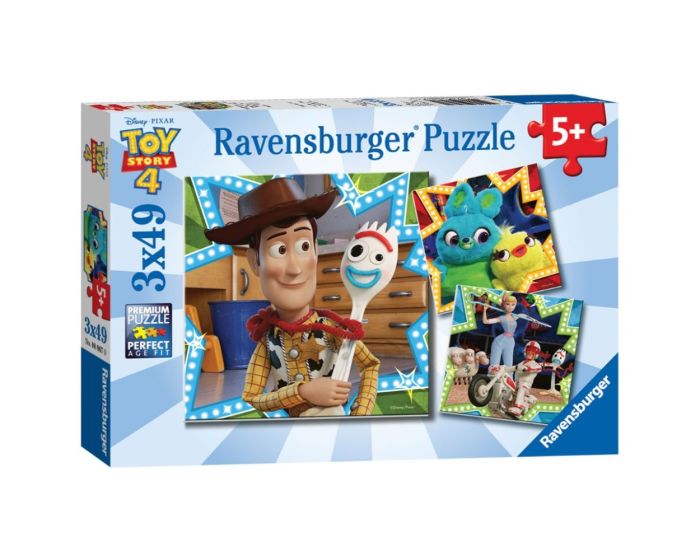 Ravensburger 3x49 Puzzle (08067) Disney Toy Story 4