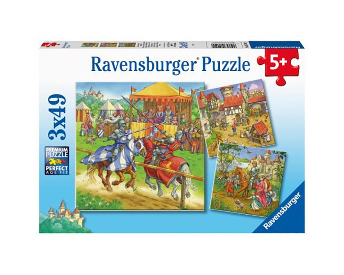 Ravensburger 3x49pcs Puzzle (05150) Ιππότες