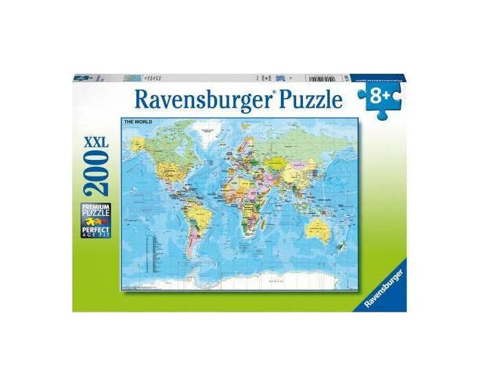 Ravensburger XXL200 Puzzle (12890)  Παγκόσμιος Χάρτης