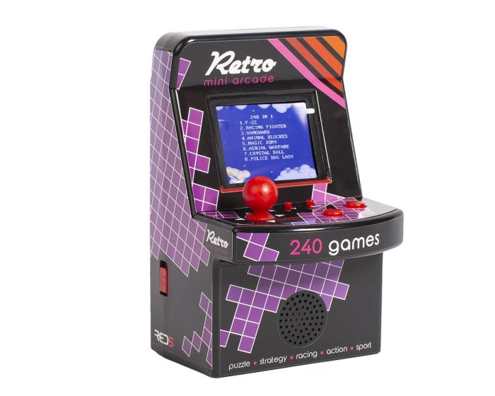RED5 Retro Mini Arcade Machine Παιχνιδομηχανή με 240 Retro Παιχνίδια
