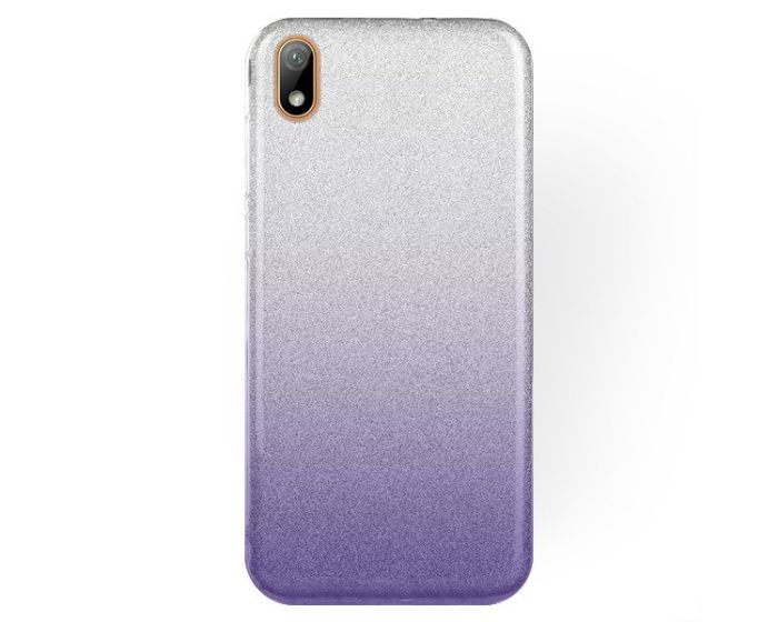 Forcell Glitter Shine Cover Hard Case Clear / Violet (Xiaomi Redmi 7A)