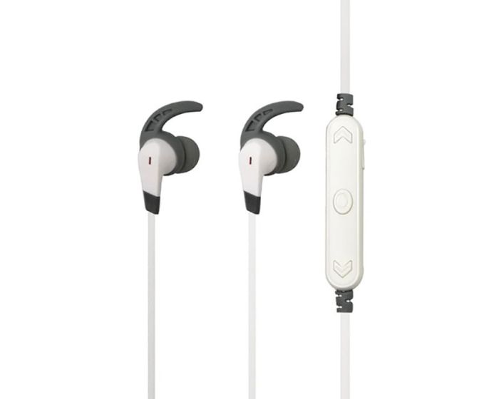 Remax Bluetooth Sport Earphones RB-S25 Ασύρματα Ακουστικά White