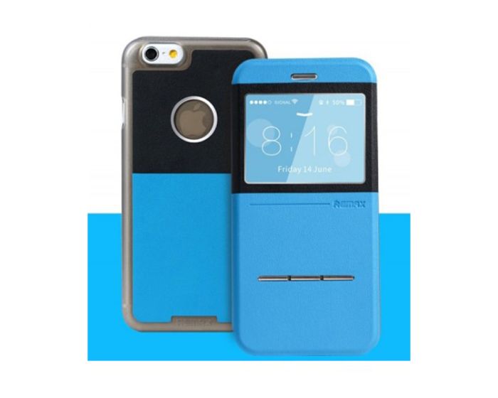 Remax Elegance Series Case (88-00032) Θήκη Smart View Blue (iPhone 6 / 6s)