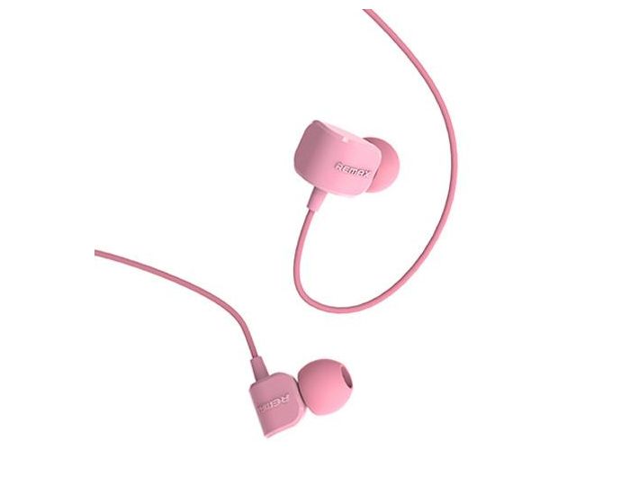 Remax RM-502 In-Ear Headphones Hands Free Ακουστικά Pink