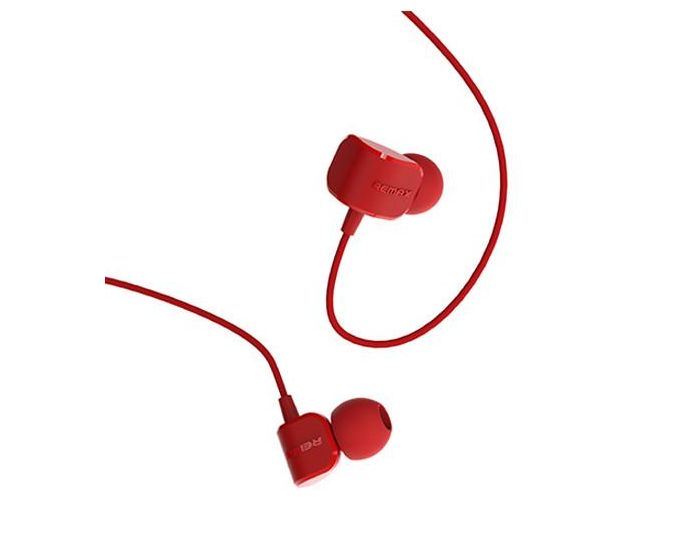 Remax RM-502 In-Ear Headphones Hands Free Ακουστικά Red