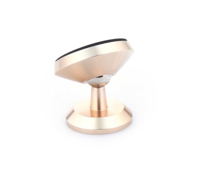 Universal Magnetic Rotated Car Phone Holder - Gold