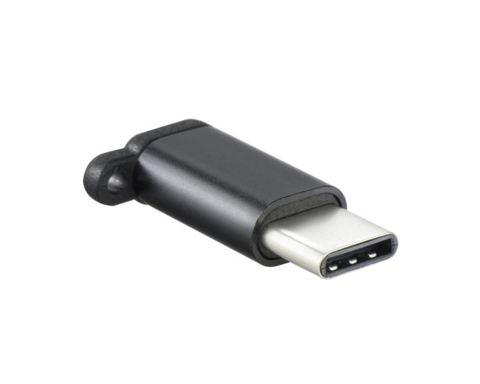 Αντάπτορας καλωδίου Micro USB σε Type-C Black