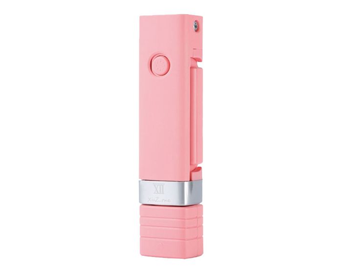 Remax Mini Bluetooth Selfie Stick XT-P01 για Κινητά και Φωτογραφική Μηχανή - Pink