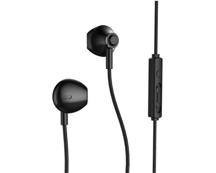 Remax RM-711 In-Ear Headphones Hands Free Ακουστικά Black