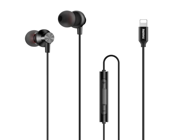 Remax RM-560i In-Ear Earphones Lightning Ενσύρματα Ακουστικά - Black