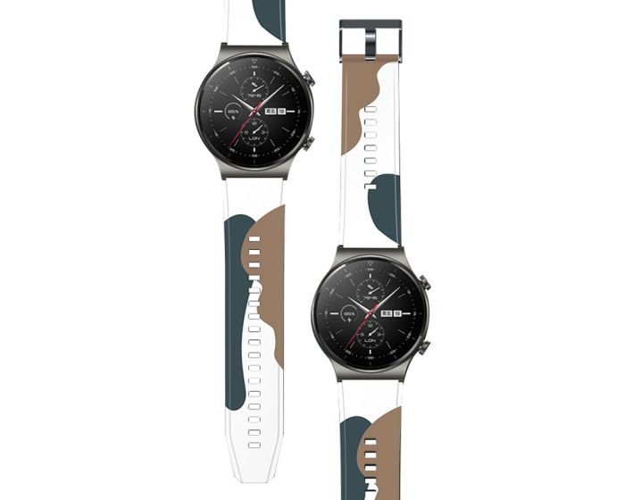 Silicone Replacement Band Camo Gray Λουράκι Σιλικόνης για Huawei Watch GT2 Pro
