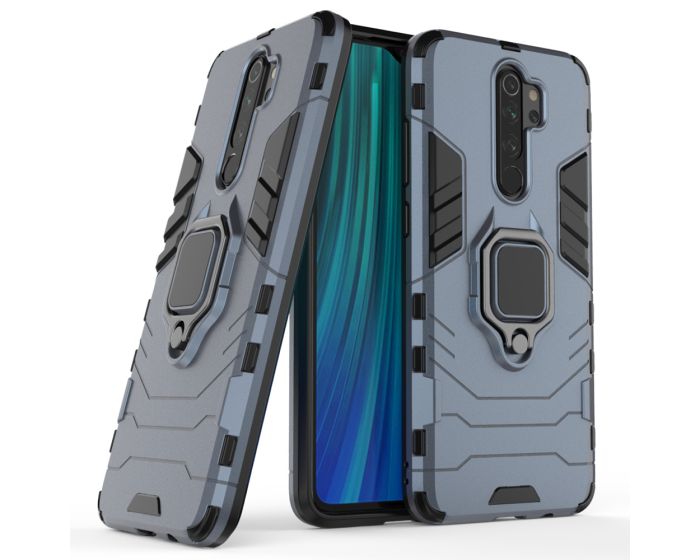 Ring Armor Tough Rugged Case Ανθεκτική Θήκη με Kickstand - Blue (Xiaomi Redmi Note 8 Pro)