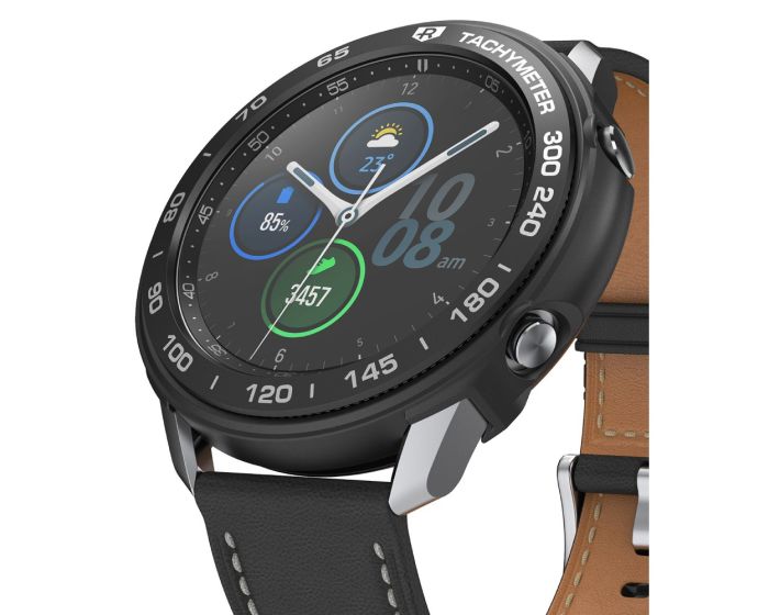 Ringke Air Sports Case + Bezel Ring (GW3-45-10) Stainless Steel Black (Samsung Galaxy Watch 3 45mm)