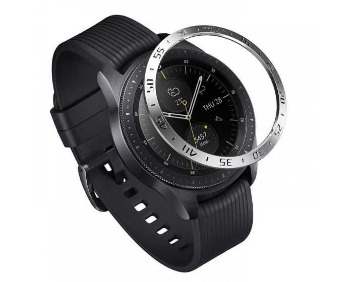 Ringke Bezel Ring (GW-42-01) - Stainless Steel Glossy Silver (Samsung Galaxy Sport / Watch 42mm)
