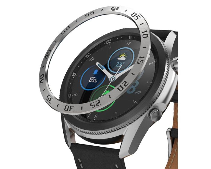 Ringke Bezel Ring (GW3-45-01) Stainless Steel Silver (Samsung Galaxy Watch 3 45mm)