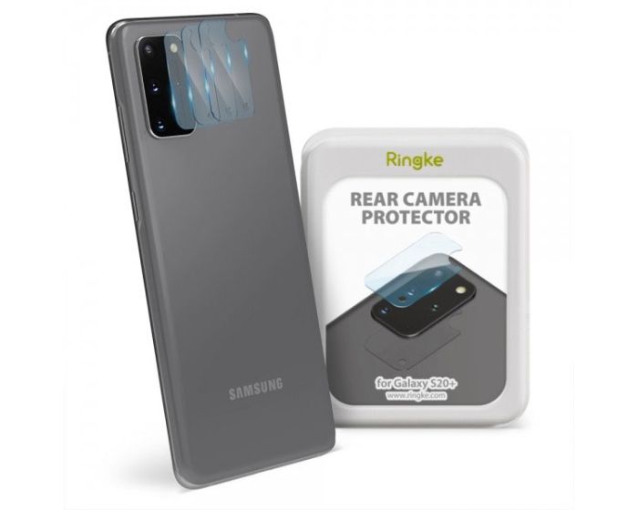 Ringke Camera Lens Tempered Glass Film Prοtector 3-Pack (Samsung Galaxy S20 Plus)