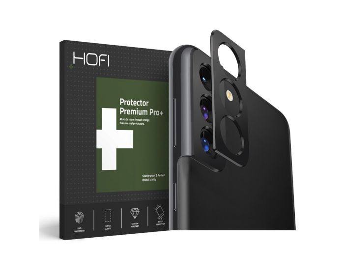 Hofi Metal Camera Styling Cover Prοtector Μεταλλικό Πλαίσιο Κάμερας Black (Samsung Galaxy S21 5G)