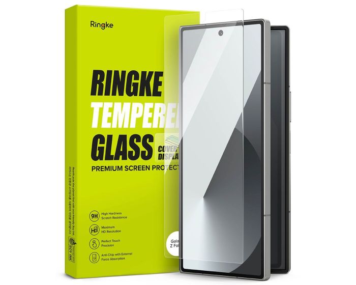 Ringke Cover Display Tempered Glass Screen Protector 2-Pack (Samsung Galaxy Z Fold6)