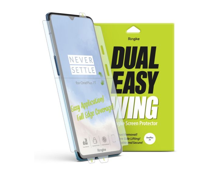 Ringke Dual Easy Full Cover Screen Protector 2 Τεμάχια (OnePlus 7T)
