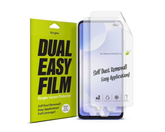 Ringke Dual Easy Full Cover Screen Protector 2 Τεμάχια (Xiaomi Redmi K30)