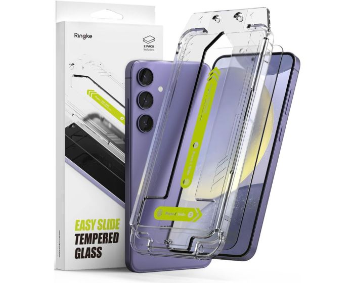 Ringke Easy Slide Tempered Glass 2-Pack (Samsung Galaxy S24)