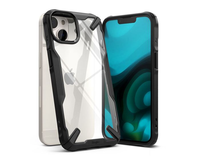 Ringke Fusion-X Σκληρή Θήκη με TPU Bumper Black (iPhone 14 Plus / 15 Plus)