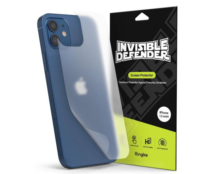 Ringke Invisible Defender Back Protector Matte - 2 τεμαχίων (iPhone 12 Mini)