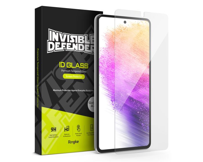 Ringke Invisible Defender Tempered Glass Screen Protector 2-Pack (Samsung Galaxy A73 5G)