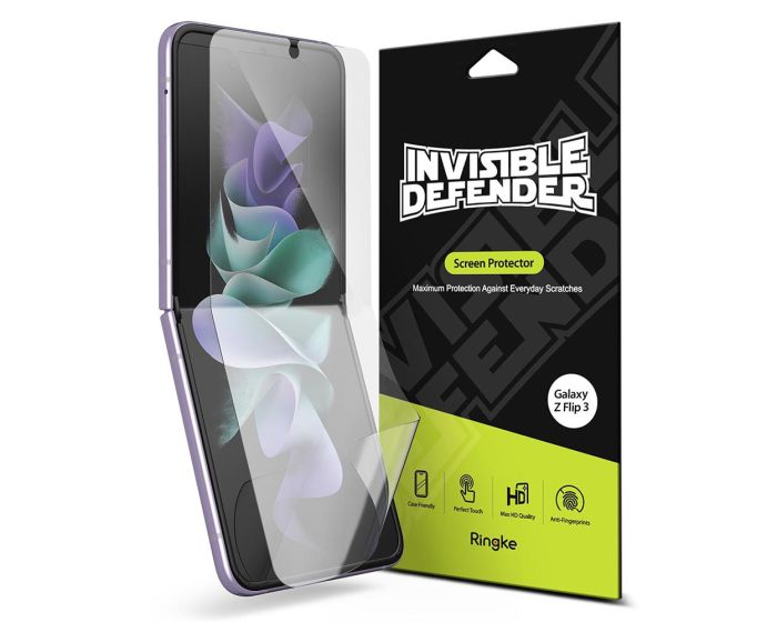 Ringke Invisible Defender Screen Protector - 2 τεμαχίων (Samsung Galaxy Z Flip 3 5G)