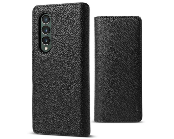 Ringke Signature PU Leather Case Θήκη Book - Black (Samsung Galaxy Z Fold 3)