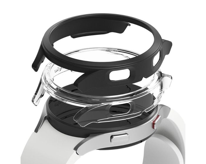 Ringke Slim 2-Pack Case - Θήκες Clear / Black (Galaxy Watch 4 40mm)