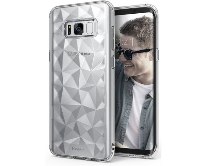 Ringke Air Prism 3D Pattern Flexible Θήκη Σιλικόνης (151530) Clear (Samsung Galaxy S8 Plus)