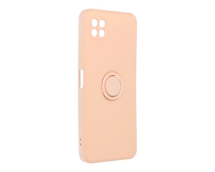 Roar Amber Case Θήκη Σιλικόνης με Kickstand Pink (Samsung Galaxy A22 5G)
