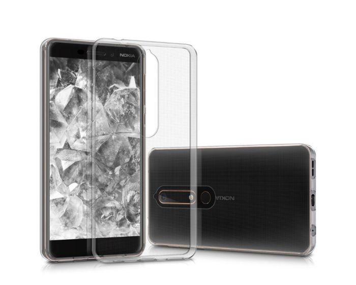 Roar Ultra Thin 0.3mm Silicone Case Διάφανη (Nokia 6.1 2018)